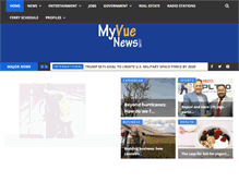 Tablet Screenshot of myvuenews.com
